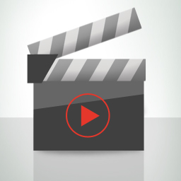 Eine Filmklappe geöffnet