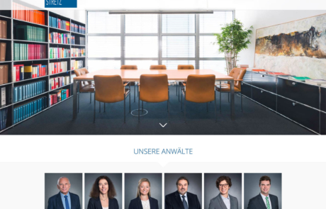 Webseite für Anwälte Rechtsanwalt- Webdesign München