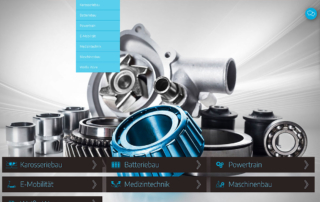 Webdesign München Lasertechnik. Eine schöne Homepage für Lessmüler GmbH - ein volles Bild einer Anwendung der Firma mit dem Navi überlegt und schön eingerahmten Leistungspunkten