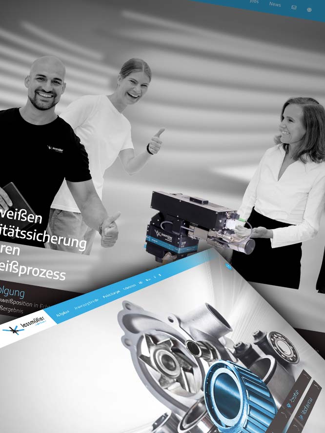 Webseite für Lasertechnik von sehenundmachen