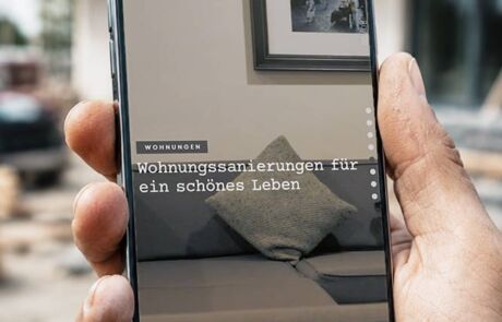 Animierte Homepage für Handwerker von sehenundmachen Webdesign in München
