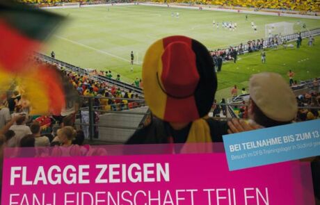 Fanartikel Grafikdesign für Telekom von sehenundmachen