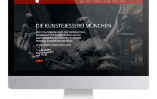 Internetseite erstellen lassen Kunstgiesserei auf Desktop