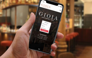Mobile Webdesign für Restaurant.