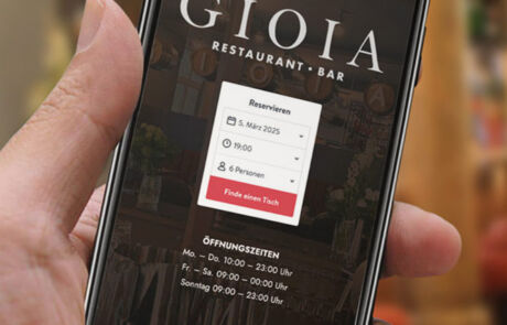 Restaurant Homepage Webdesign von sehenundmachen Webdesign Team