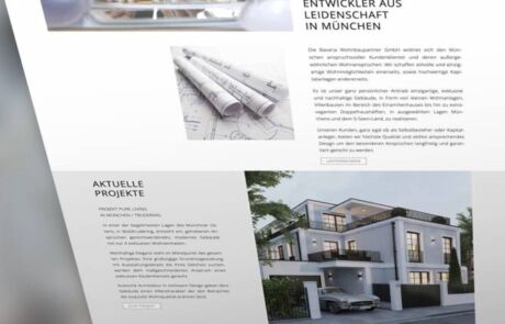 Wesite für Immobilienmakler - von sehenundmachen Webdesign in München