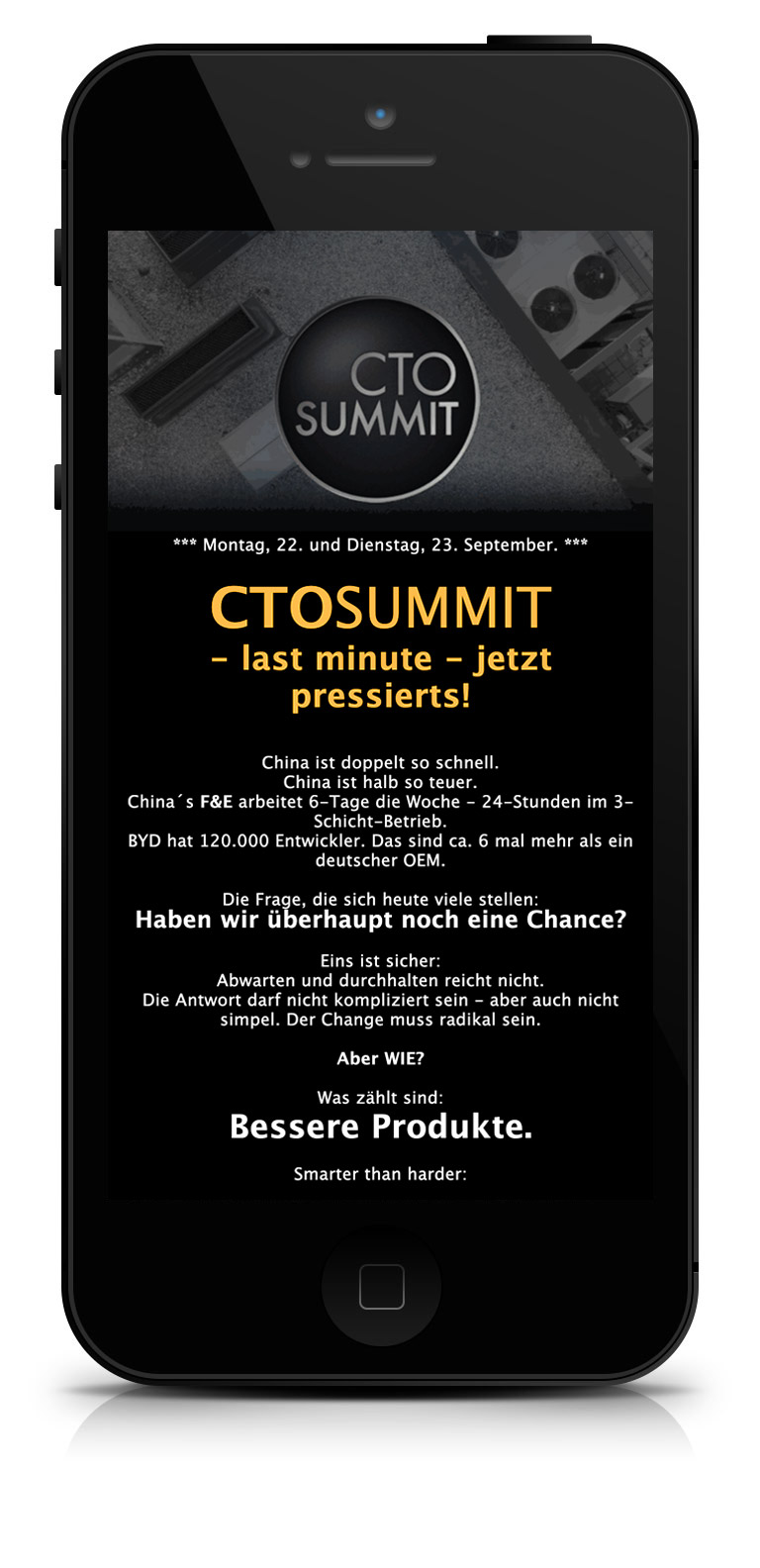 CTOSUMMIT Event Design Digital und Print
