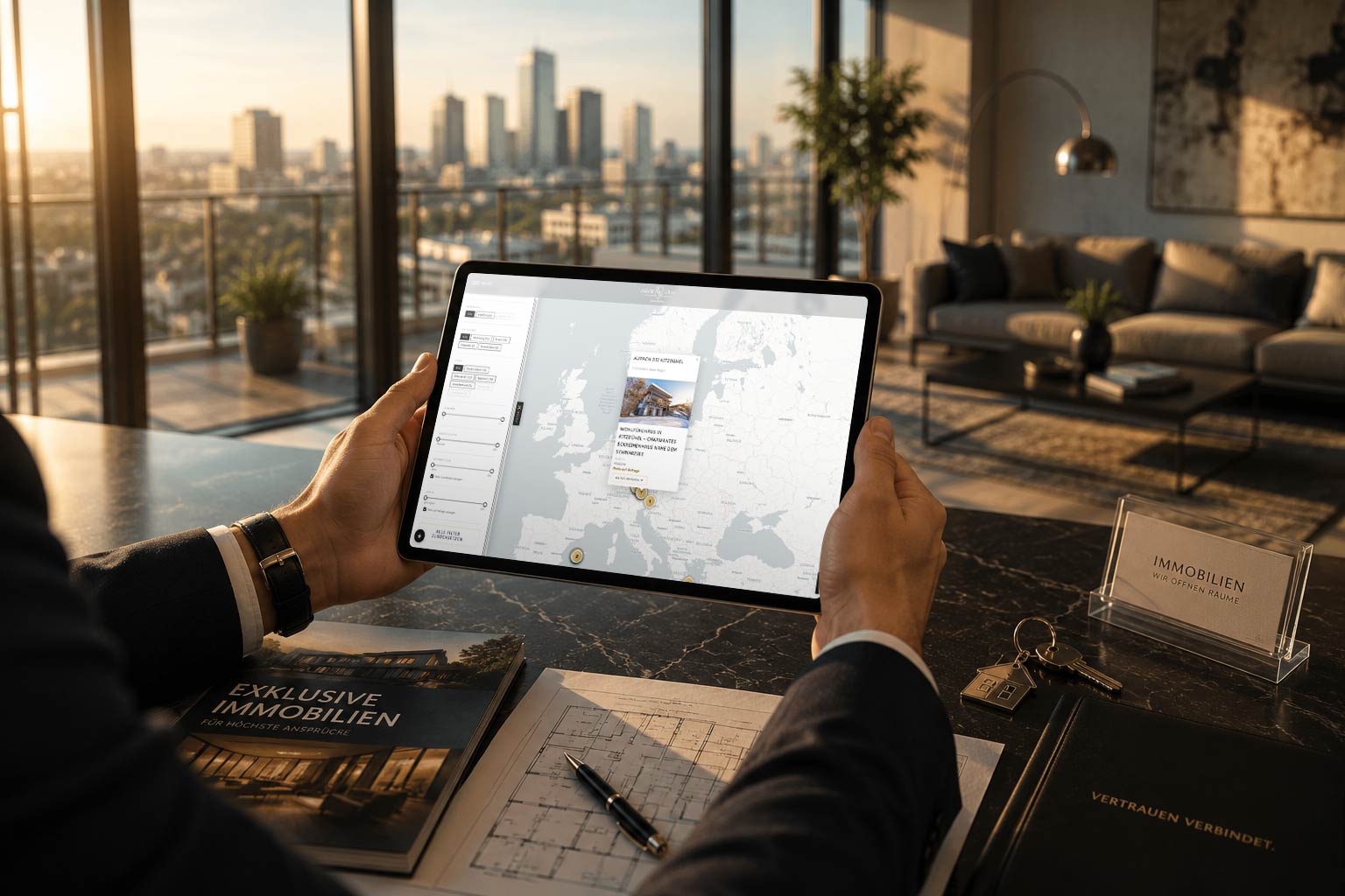 Immobilien Website mit Portal-Anbindung von sehenundmachen Webdesigner aus München Immobilien Website mit Portal-Anbindung von sehenundmachen Webdesigner aus München